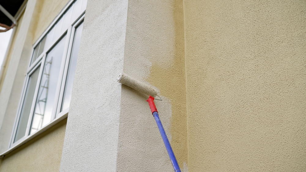 aplicacion de pintura para fachada